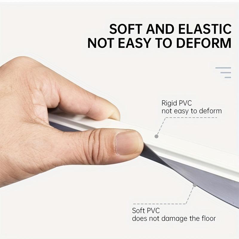 Door Draft Stopper 3W x 99.06cmL Door Sweep for Exterior & Interior Doors