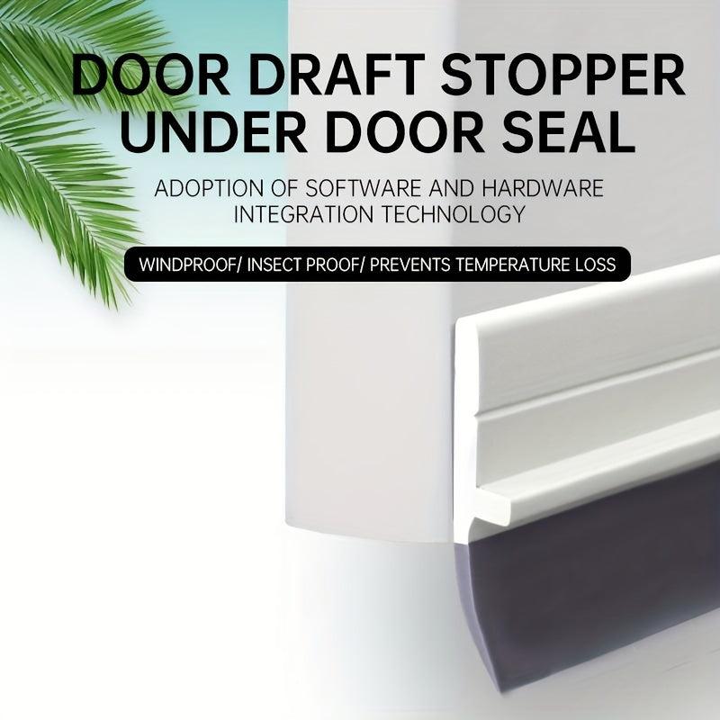 Door Draft Stopper 3W x 99.06cmL Door Sweep for Exterior & Interior Doors