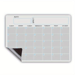 Magnetic Dry Erase Calendar Set A3 Erasable Board Monthly Weekly Schedule