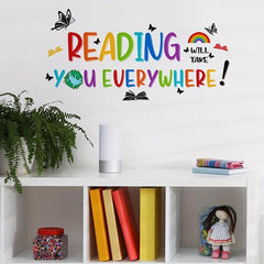 Inspirational Reading Wall Stickers Study Home Decor