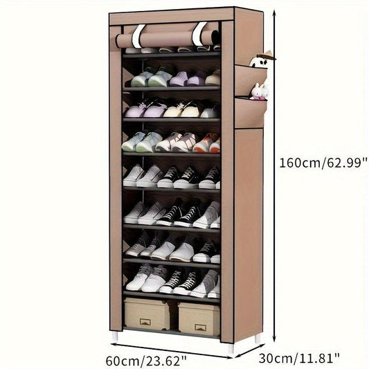 Large Shoe Rack for Home Office Storage Easy Installation Dormitory Shoe Storage