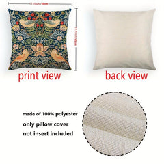 Bohemian Style Throw Pillow Case Colorful Cushion Cover 100% Polyester 44.96x44