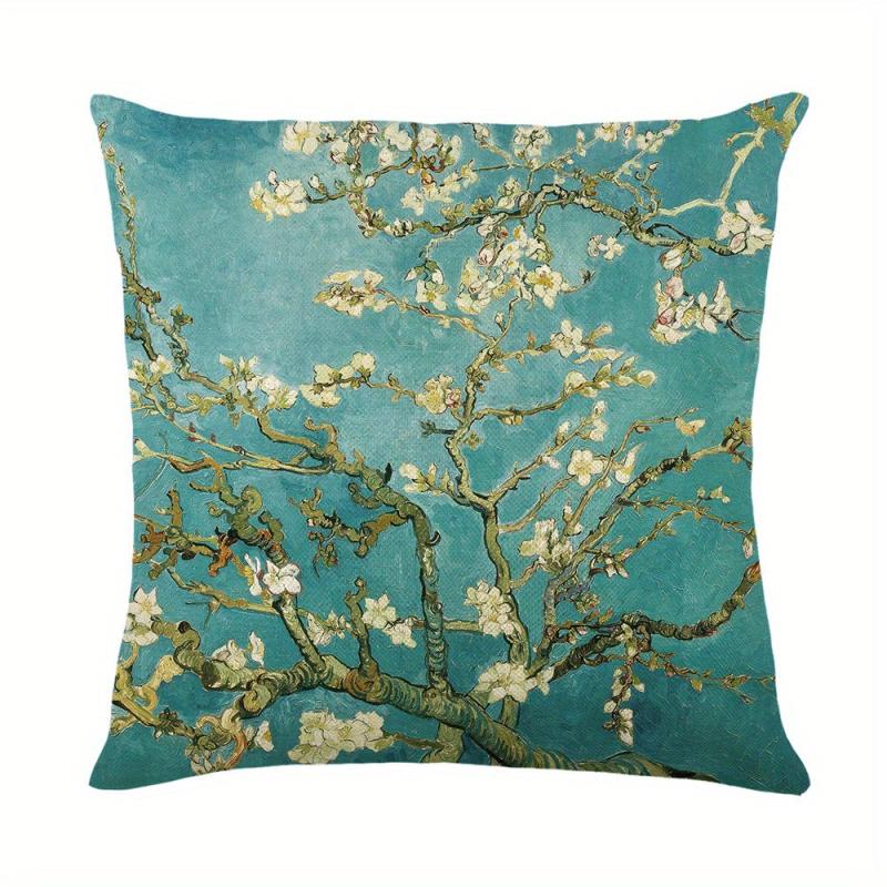 Birds & Branch Print Pillow Case 100% Polyester Home Decor