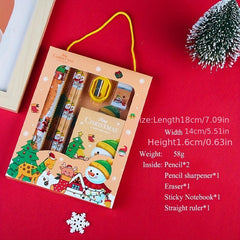 6pc Christmas Stationery Set Learning Gift Prizes