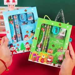 6pc Christmas Stationery Set Learning Gift Prizes