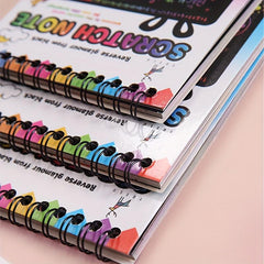 DIY Scratch off Painting Kit Colorful Art Book