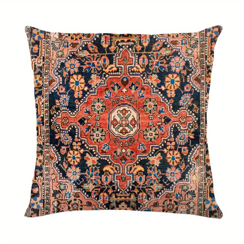 Bohemian Style Throw Pillow Case Colorful Cushion Cover 100% Polyester
