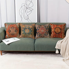 Bohemian Style Throw Pillow Case Colorful Cushion Cover 100% Polyester