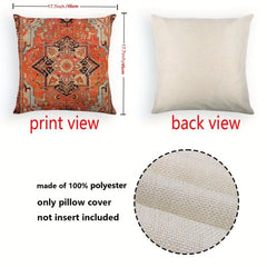 Bohemian Style Throw Pillow Case Colorful Cushion Cover 100% Polyester