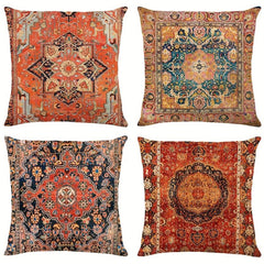 Bohemian Style Throw Pillow Case Colorful Cushion Cover 100% Polyester