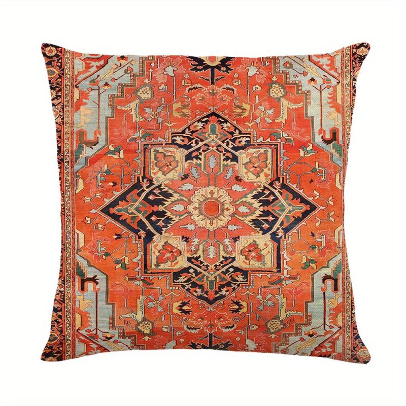 Bohemian Style Throw Pillow Case Colorful Cushion Cover 100% Polyester