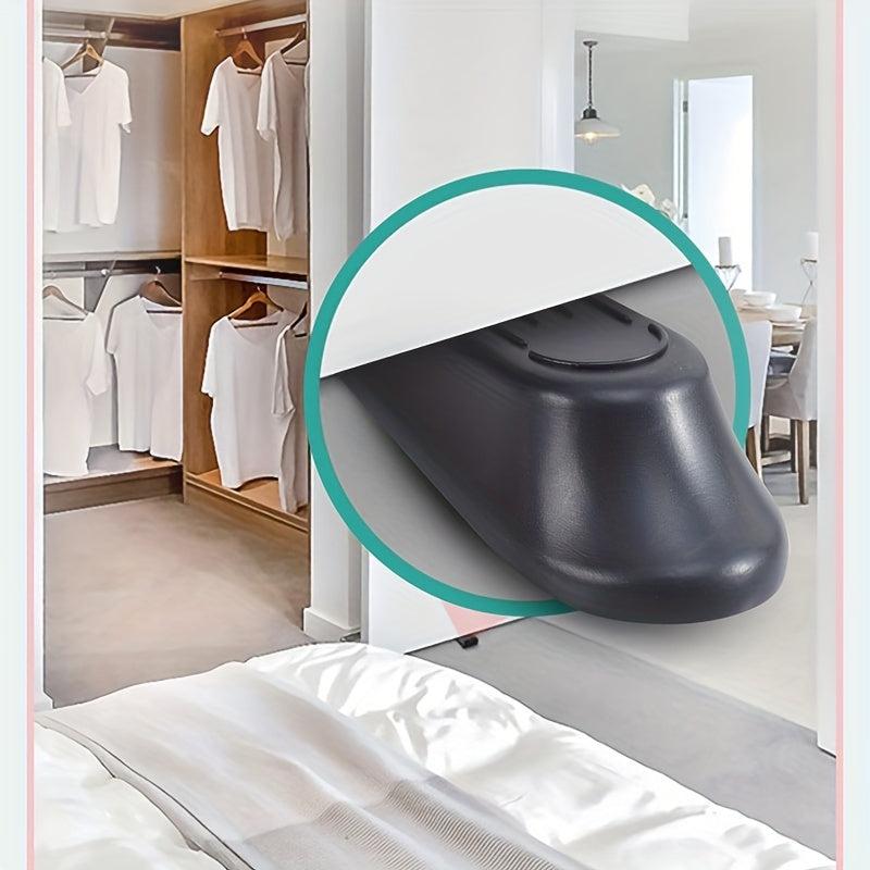 2pcs Rubber Door Stoppers Wedge for Floor Gap - Sturdy Door Wedge Stopper