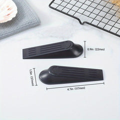 2pcs Rubber Door Stoppers Wedge for Floor Gap - Sturdy Door Wedge Stopper