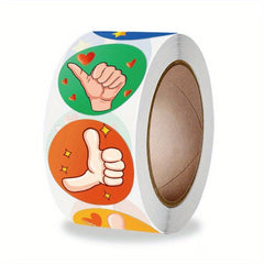 500pcs Big Thumb Up Stickers for Students & Teachers