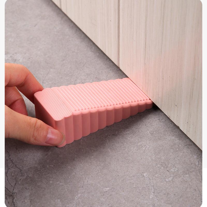 Triangle Door Stop Safety Rubber Block Home Office Anti collision Door Stoppers