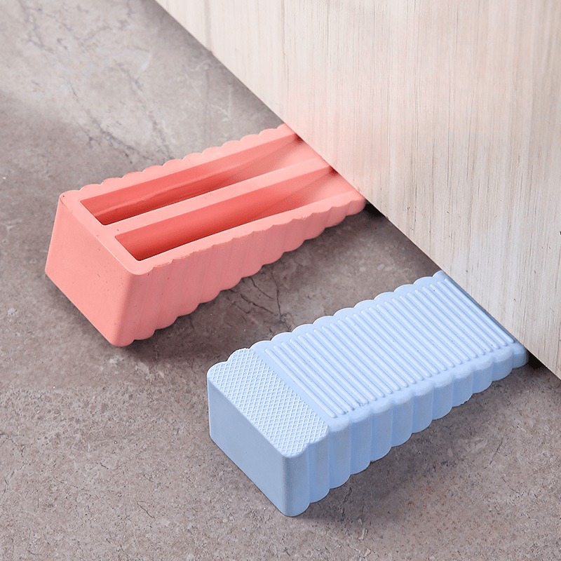Triangle Door Stop Safety Rubber Block Home Office Anti collision Door Stoppers