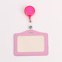 Stylish PU Leather Card Holder Set for Women Men Students
