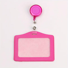 Stylish PU Leather Card Holder Set for Women Men Students