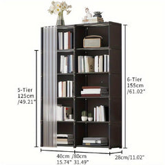 Floor Mounted Storage Cabinet - Multifunctional Bookshelves