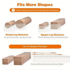 32pcs Silicone Chair Leg Floor Protectors Rubber Feet Caps Covers