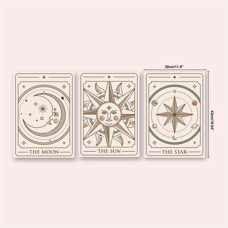 Moon And Sun Canvas Painting Wall Art Prints For Living Room Bedroom