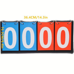 4-in-1 Scoreboard for Basketball Table Tennis Badminton Card Games