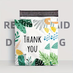20pcs Double Sided Word Printing Express Bag 12 Silk Thickened Packaging Bag