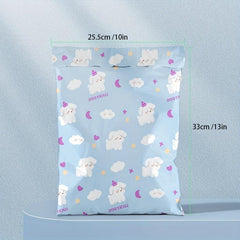 20pcs Double Sided Word Printing Express Bag 12 Silk Thickened Packaging Bag
