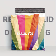20pcs Double Sided Word Printing Express Bag 12 Silk Thickened Packaging Bag