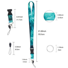 Neck Lanyard Quick Release Keys Wallet ID Card Holder