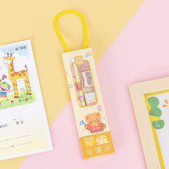 School Student Stationery Set 5pcs Preschool Birthday Gift Pencil Set