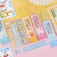 School Student Stationery Set 5pcs Preschool Birthday Gift Pencil Set