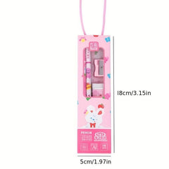 1pc Student Creative Portable Stationery Set Random