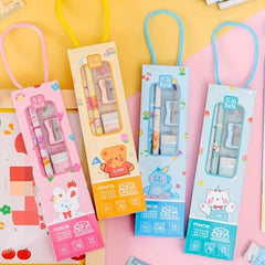 1pc Student Creative Portable Stationery Set Random