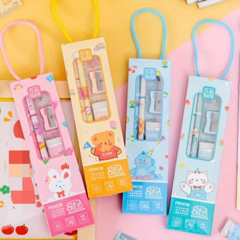 1pc Student Creative Portable Stationery Set Random