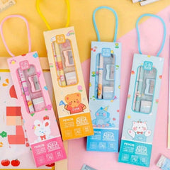 1pc Student Creative Portable Stationery Set Random