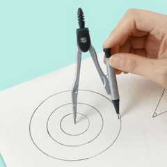 8 Piece Compass Ruler Set for School & Office - Upgrade Your Drawing Skills
