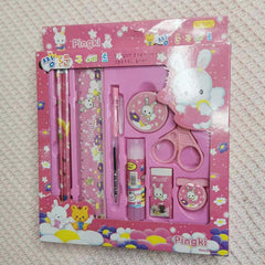 Student Stationery Set - 9pcs Pencil Combination - Birthday Gift