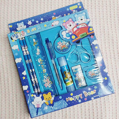 Student Stationery Set - 9pcs Pencil Combination - Birthday Gift