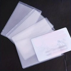 Transparent Frosted Card Holder for Bank, ID, Bus, Membership, Social Security