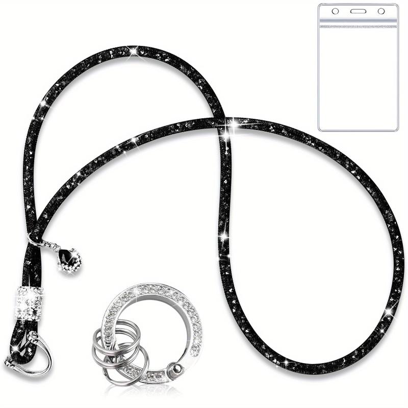 Stylish Bling Neck Lanyard & ID Holder for Teachers Students Nurses