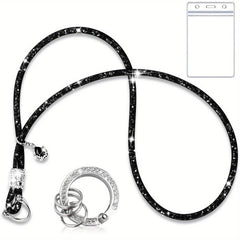 Stylish Bling Neck Lanyard & ID Holder for Teachers Students Nurses