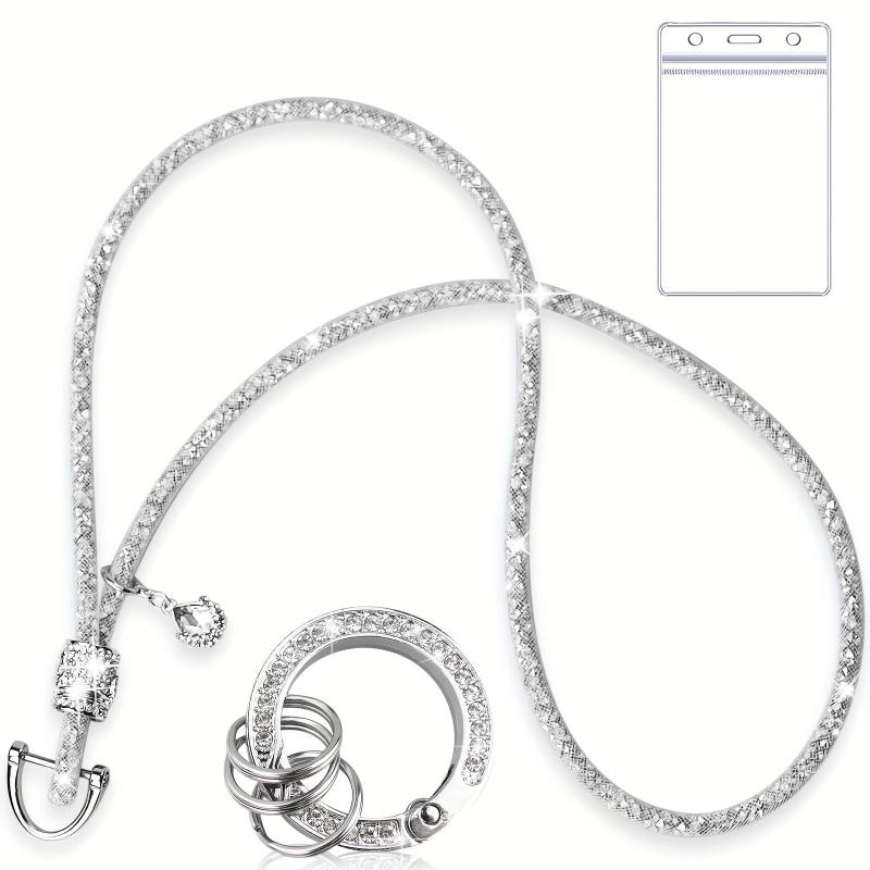 Stylish Bling Neck Lanyard & ID Holder for Teachers Students Nurses