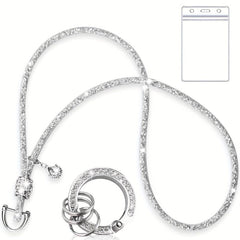 Stylish Bling Neck Lanyard & ID Holder for Teachers Students Nurses
