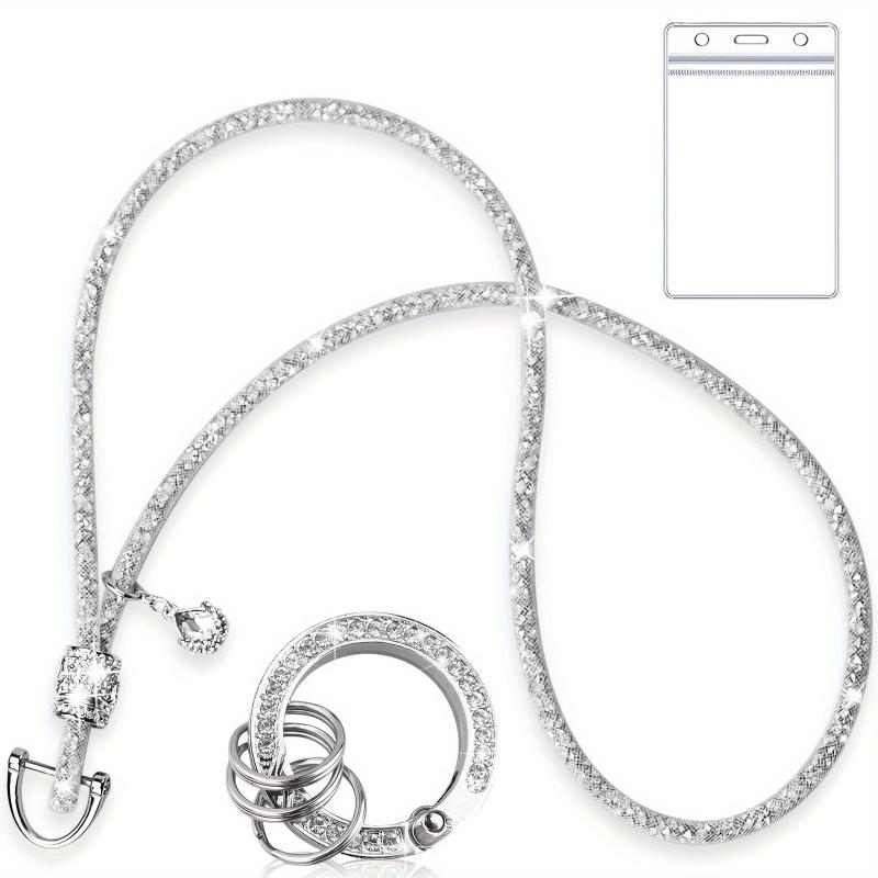 Stylish Bling Neck Lanyard & ID Holder for Teachers Students Nurses