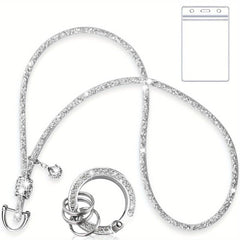 Stylish Bling Neck Lanyard & ID Holder for Teachers Students Nurses