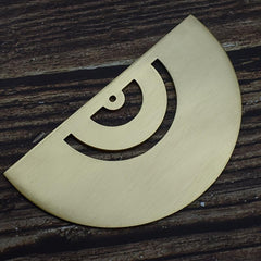 Metal Brass Protractor for School & Office Use