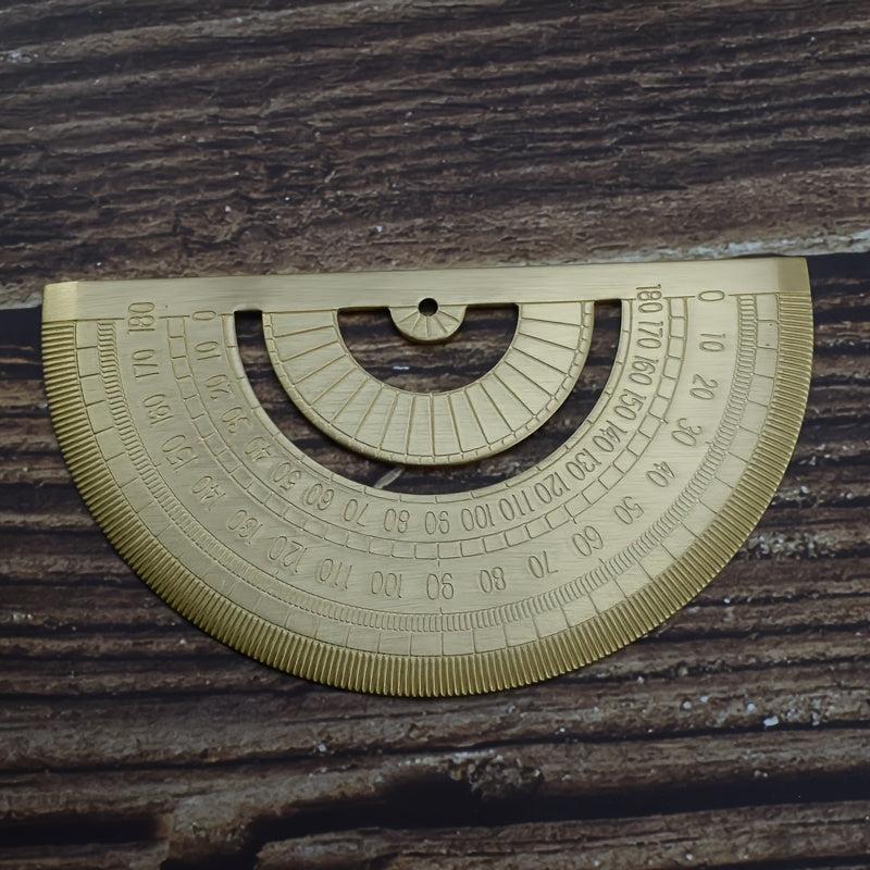 Metal Brass Protractor for School & Office Use