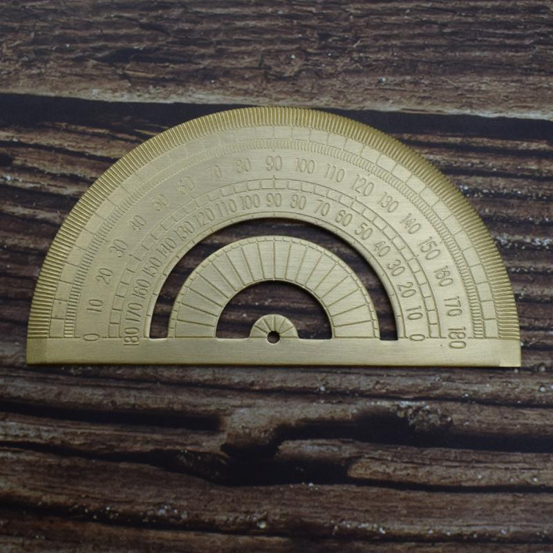 Metal Brass Protractor for School & Office Use