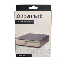 1pc Creative Zipper Bookmark Random